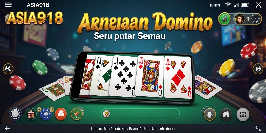 Screenshot gameplay ASIA918 yang menampilkan aksi permainan Domino.