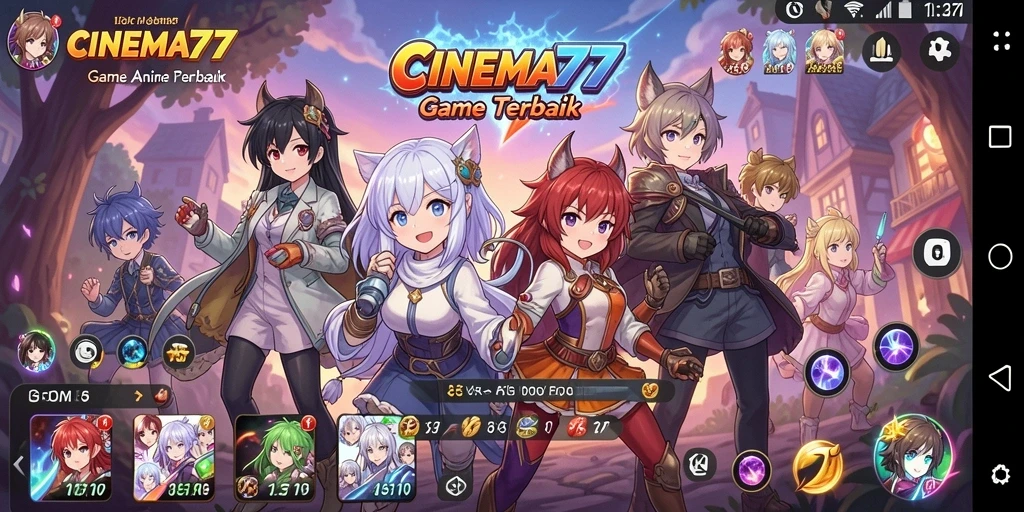Tampilan screenshot dari gameplay Anime yang mengasyikkan.