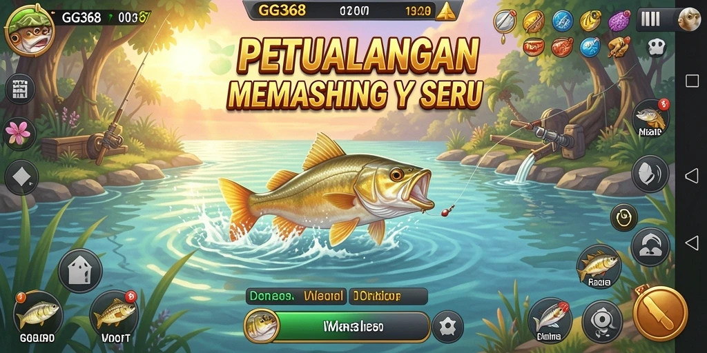 Tangkapan ikan besar dalam gameplay GG368 yang seru.