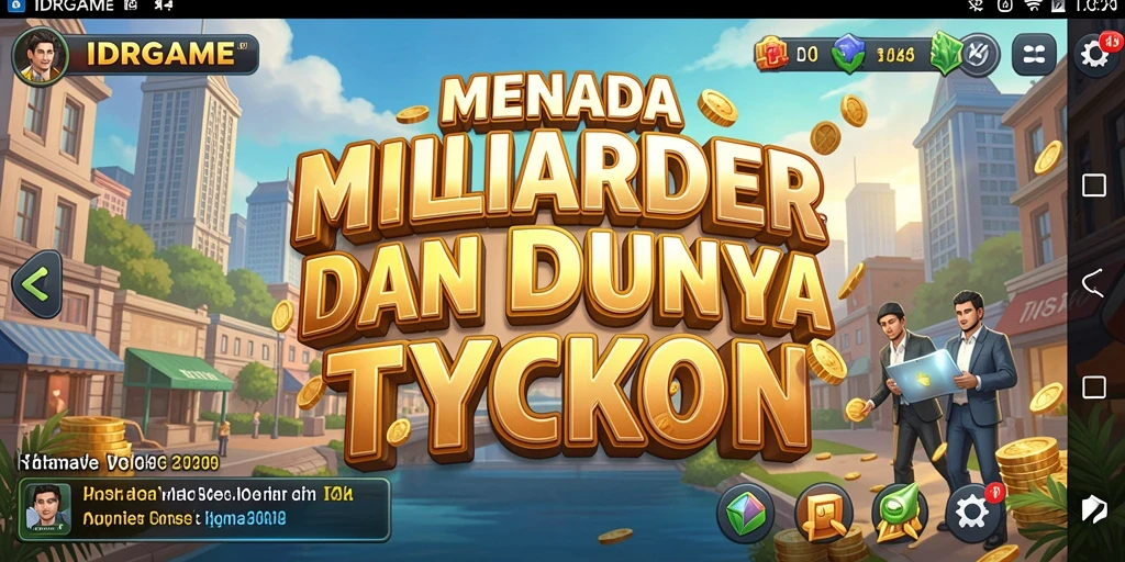 Screenshot utama IDRGAME menampilkan gameplay Tycoon yang seru dan strategis.