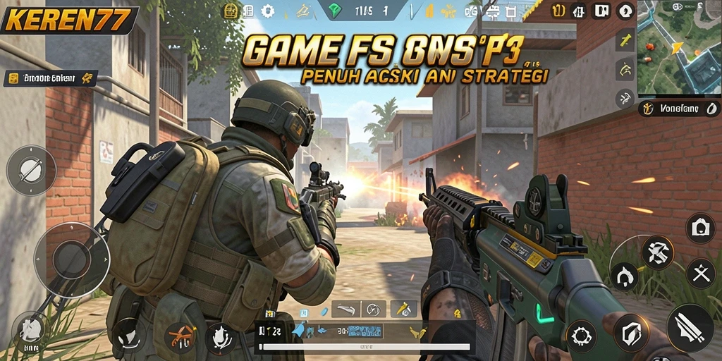 Tampilan gameplay KEREN77 yang intens dan menarik.