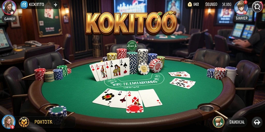 Gameplay seru KOKITOTO dengan visual memukau dan interaksi pemain.