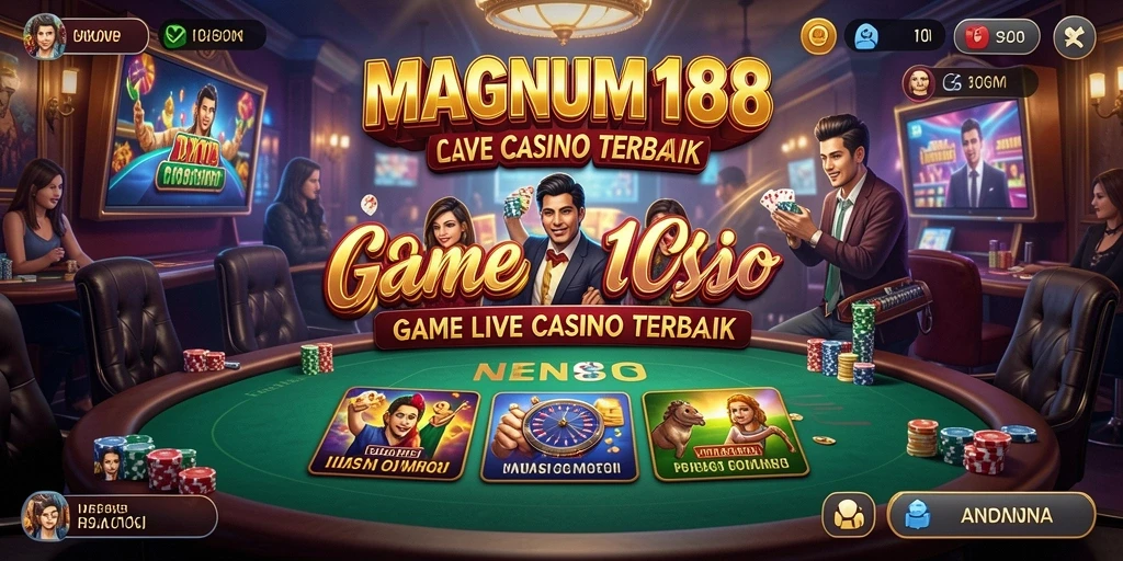 Screenshot gameplay Live Casino di MAGNUM188 yang menarik.