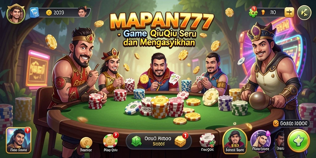 Gameplay QiuQiu yang seru dan menegangkan di MAPAN777.