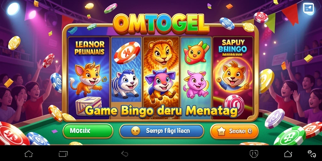 Screenshot utama OMTOGEL menampilkan gameplay Bingo yang menarik