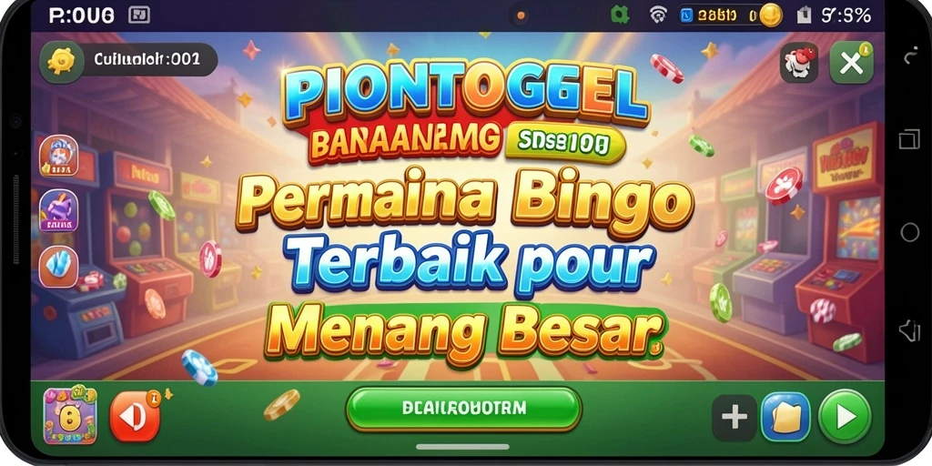 Tampilan utama gameplay Bingo yang mendebarkan.