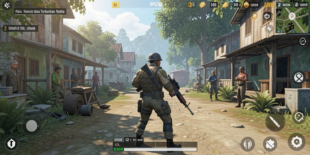 Tampilan gameplay menarik dari RP6789 dengan detail yang memukau.