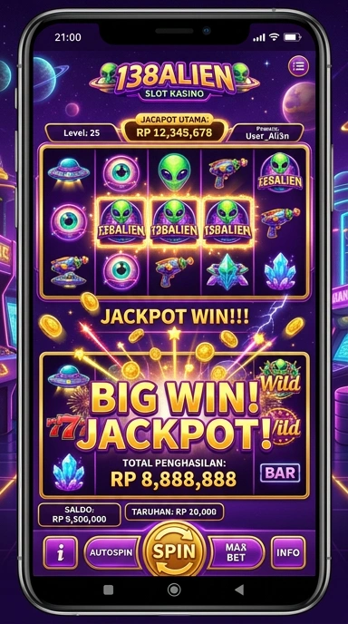 Screenshot fitur unggulan dari aplikasi 138alien.